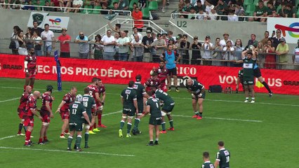 TOP 14 - Essai de Emilien GAILLETON (SP) - Section Paloise - Oyonnax Rugby
