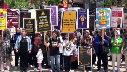 TOKİ mağdurlarından İstanbul'da eylem
