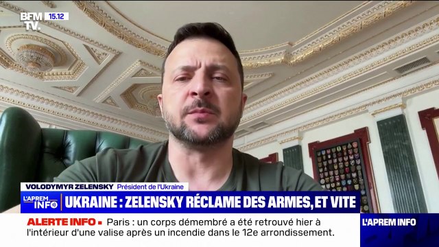 Guerre en Ukraine: Volodymyr Zelensky affirme que la situation dans la région de Donetsk reste particulièrement tendue, plus de 30 combats s'y déroulent chaque jour