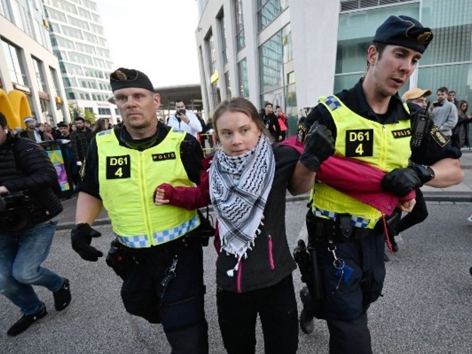 ESC 2024: Greta Thunberg bei Protesten abgeführt