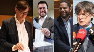 Los candidatos catalanes animan a votar y esperan una alta participación