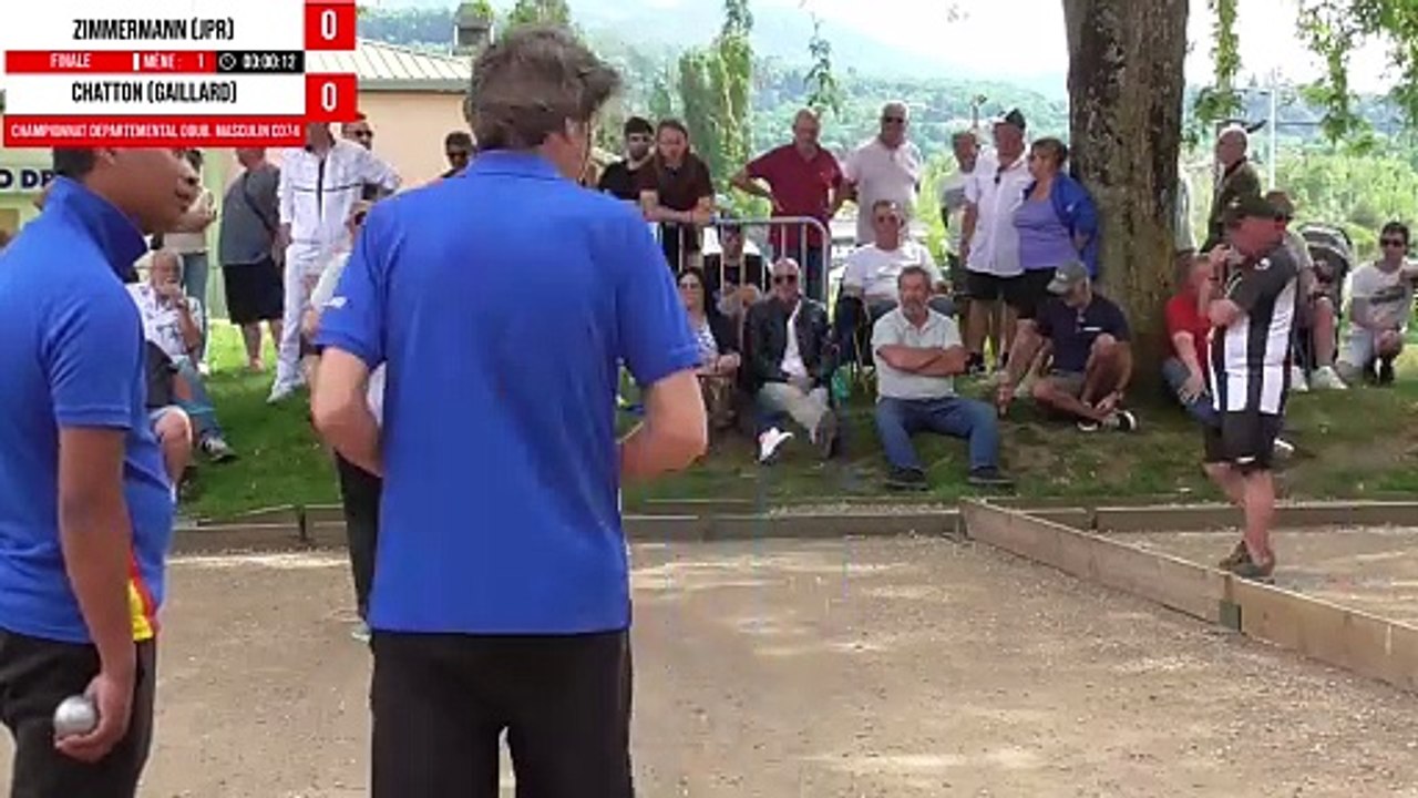 MINI WebTV Pétanque : Finale du Championnat doublette seniors de Haute-Savoie à Thonon-les-Bains