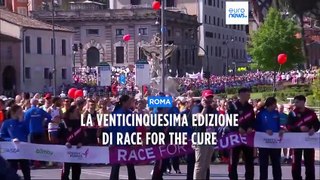 Roma: partecipazione record per la Race for the cure, applausi e cori per Mattarella