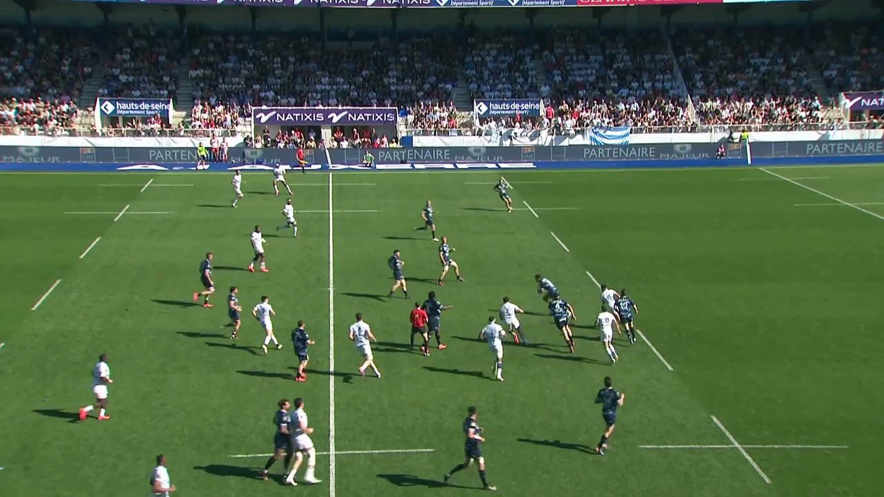 TOP 14 - Essai de Tom SPRING (AB) - Racing 92 - Aviron Bayonnais