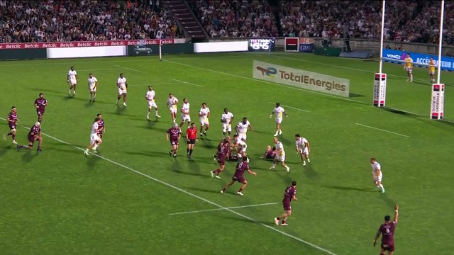 TOP 14 - Essai de Maxime LAMOTHE (UBB) - Union Bordeaux-Bègles - Stade Rochelais