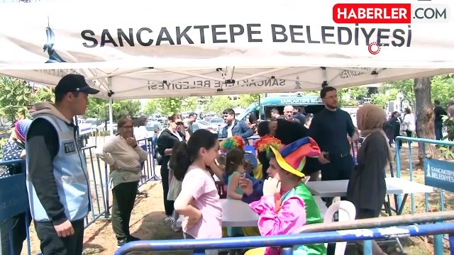 Sancaktepe'de anneler çocuklarıyla müzik ve eğlenceye doydu