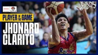PBA Player of the Game Highlights: Jhonard Clarito makes impact in Rain or Shine's Game 2 victory over TNT