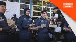 Kastam Terengganu rampas barangan hampir RM1 juta setakat April