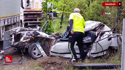 Samsun'da 16 kez ehliyetsiz yakalanan genç yaptığı kazadan hayatını kaybetti