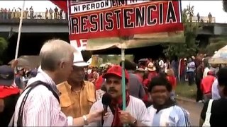 Toda Honduras rechaza el golpe de estado militar hace un año