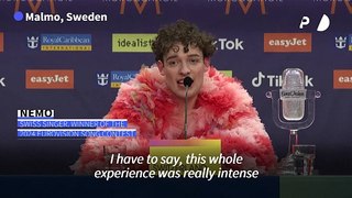 Eurovision experience 'not just pleasant' says Swiss winner Nemo