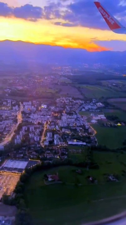 Switzerland Geneva From The SKY ✈️ #switzerland #geneva #genevaswitzerland #viral #tranding
