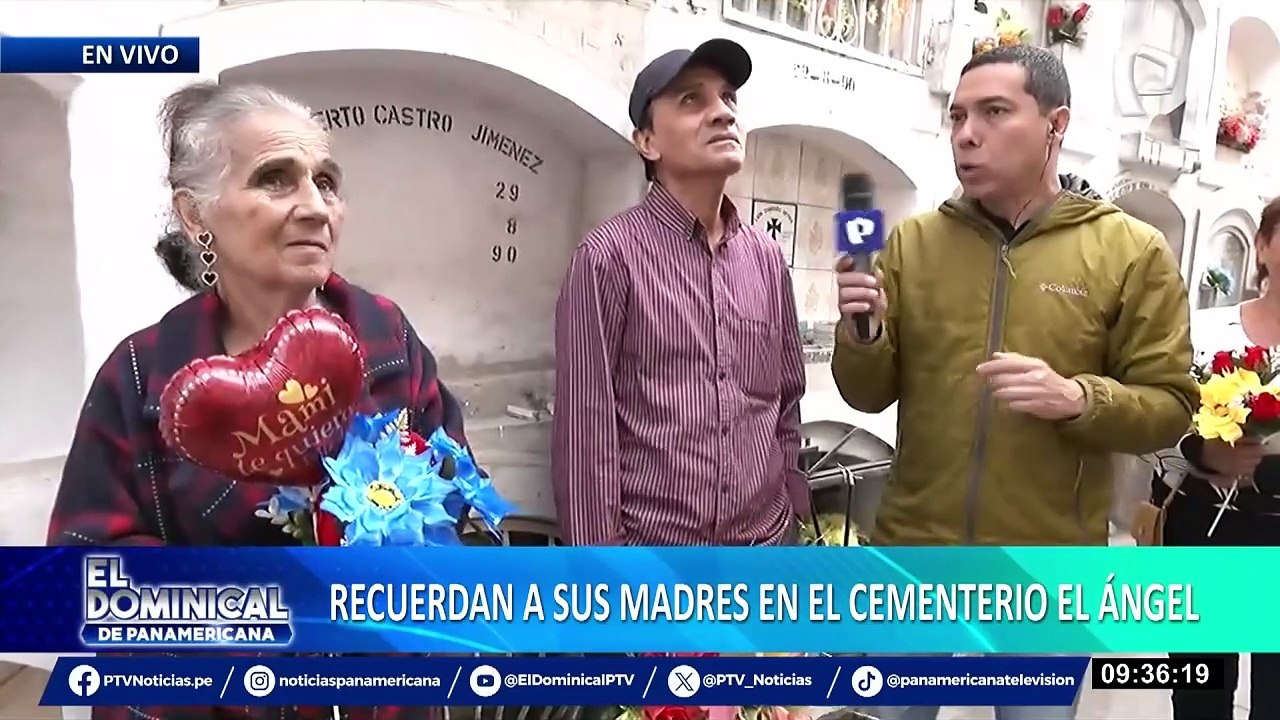 Día de la Madre: visitantes se quiebran durante su visita al Cementerio El Ángel