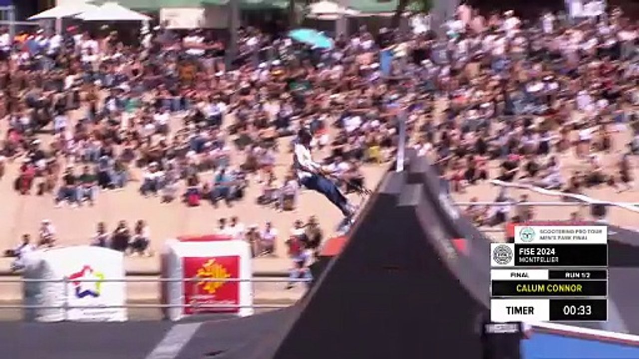 Calum Connor - 3rd place World Skate Scootering Pro Tour Park  #FISEMontpellier 2024
