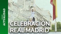 El Real Madrid celebra en Cibeles el título de Liga
