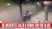 Indignación en Corrientes: Salió a robar con su hijita en la moto
