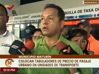 Monagas | Inicia supervisión para el cumplimiento de los tabuladores de precio de pasaje urbano