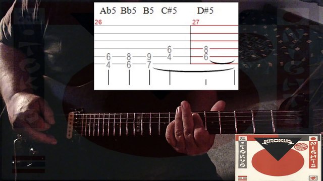 KROKUS - TOKYO NIGHTS guitar cover with tabs & chords by SAKIS KOTSIALIS