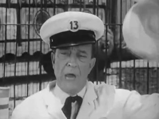 1958 Buster Keaton for Alka Seltzer TV commercial - balloon man at the circus