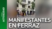 Empiezan a llegar los primeros manifestantes a Ferraz: 