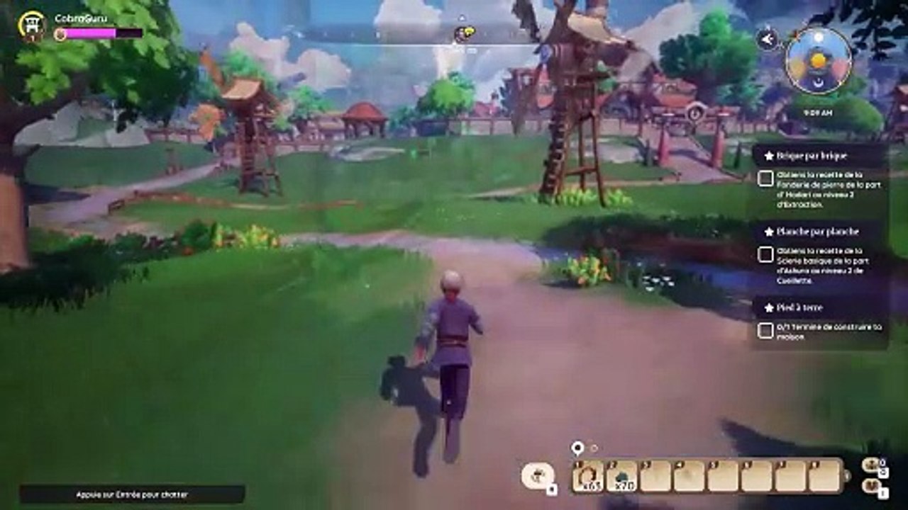 [FR] Palia : Pose des fondations de la maison, récolte du potager, nouvelles quêtes & ressources