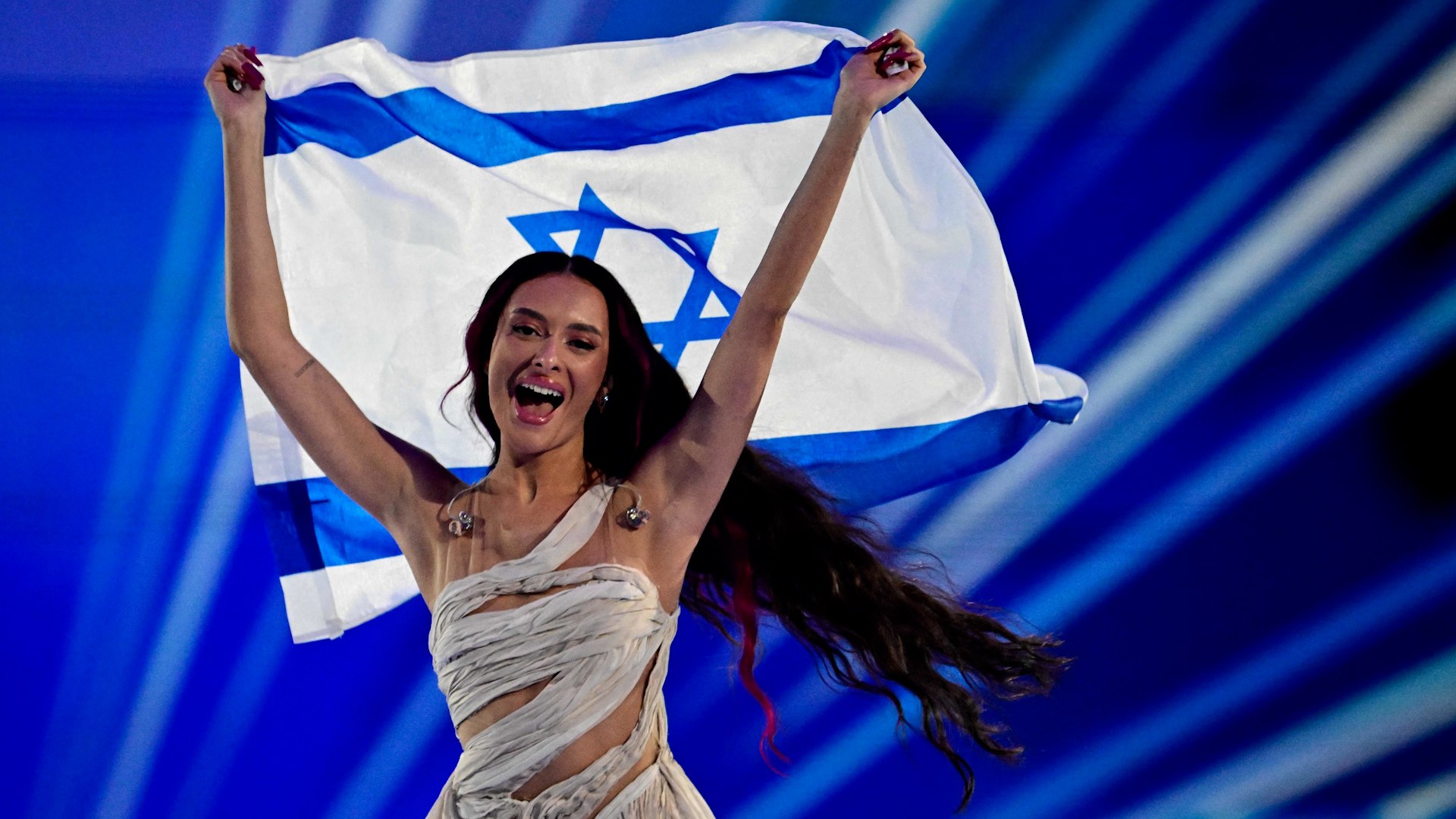 Abucheos durante la actuacin de Israel en Eurovisin