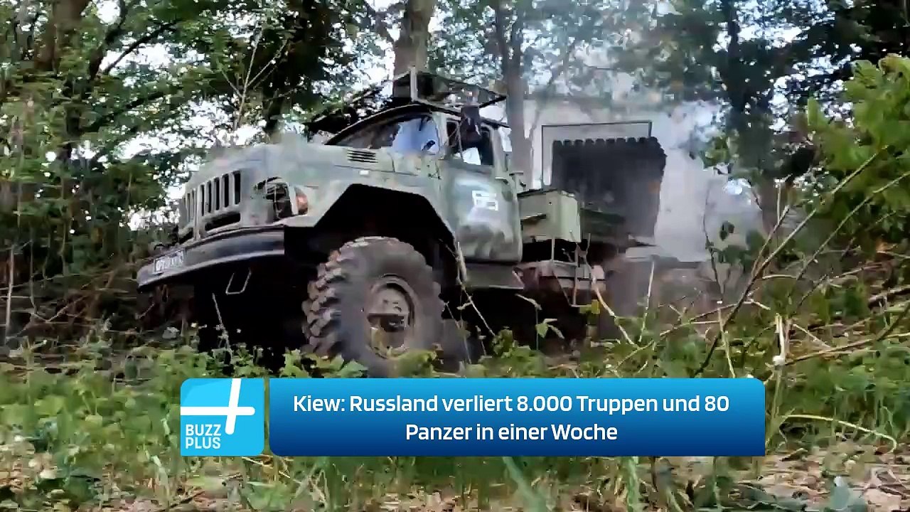Kiew: Russland verliert 8.000 Truppen und 80 Panzer in einer Woche