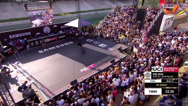 Yu Shoji - 1st place Final UCI BMX Freestyle Flatland World Cup Men #FISEMontpellier 2024