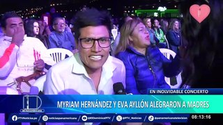 Mamitas sacan los ‘pasos prohibidos’ en concierto de Eva Ayllón y Myriam Hernández