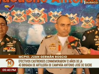 Guárico | Efectivos castrenses celebraron 12° aniversario de la 43 Brigada de Artillería de Campaña