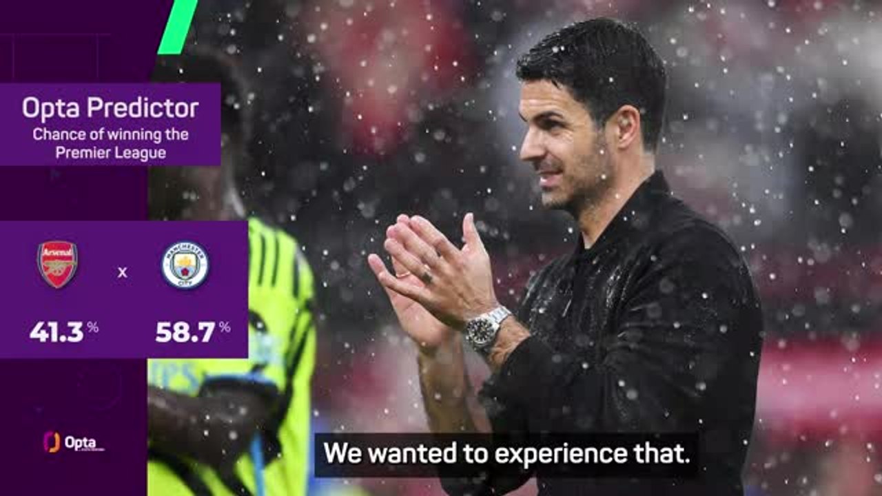 Arsenal 'buzzing' as Premier League title race...