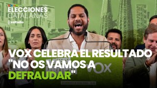 Vox celebra el resultado electoral en Cataluña: 