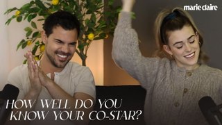 Taylor Lautner And Tay Lautner | How Well Do You Do Know Your Co-Star | Marie Claire