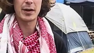 What’s it like inside a university pro-Palestinian protest encampment?