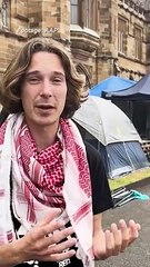 What’s it like inside a university pro-Palestinian protest encampment?