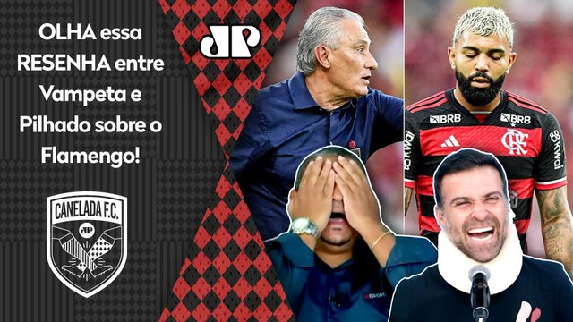 SÓ IMAGINA ISSO! Eu DARIA TUDO pro Flamengo... OLHA essa RESENHA HILÁRIA entre Vampeta e Pilhado!