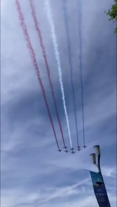 La flamme olympique défile dans Aix en Provence - 12 mai 2024