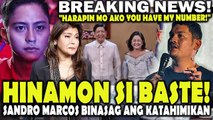 Sandro Marcos HINAMON si Baste NAPAKABADUY at PRANING na bumwelta si Imee Marcos