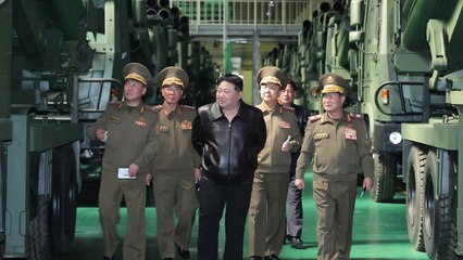 김정은, 240㎜ 방사포 차량 시운전..."꽝꽝 만들어야" / YTN