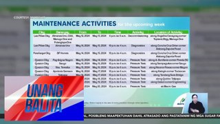 Brgy. Pag-ibig sa Nayon, 8 oras na mawawalan ng tubig dahil sa maintenance activity ng Maynilad | UB
