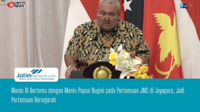 Menlu RI Bertemu dengan Menlu Papua Nugini pada Pertemuan JMC di Jayapura, Jadi Pertemuan Bersejarah