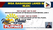 Ilang lanes sa NLEX at SCTEX, isasara