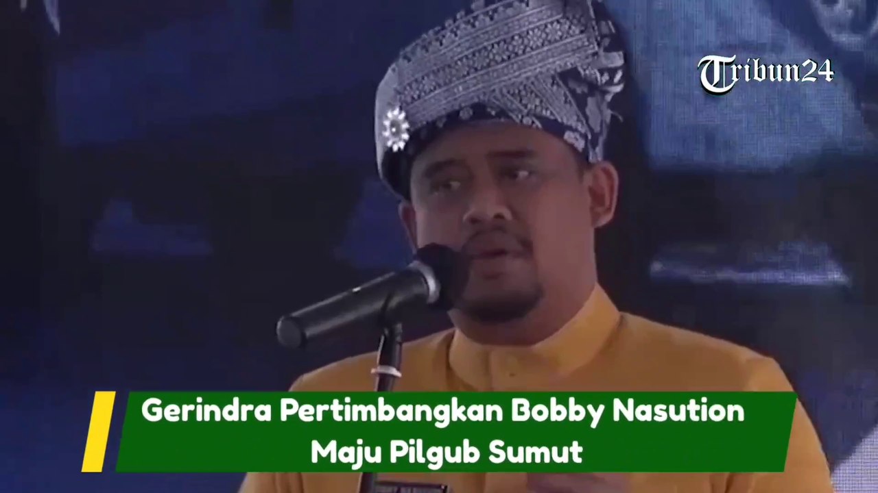 Gerindra Pertimbangkan Bobby Nasution  Maju Pilgub Sumut