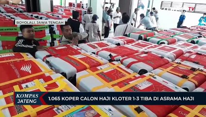 1.065 Koper Calon Haji Kloter 1-3 Tiba di Asrama Haji