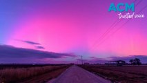 Aurora australis lights night sky across east coast of Australia