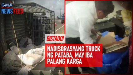 Bistado! – Nadisgrasyang truck ng pataba, may iba palang karga | GMA Integrated Newsfeed