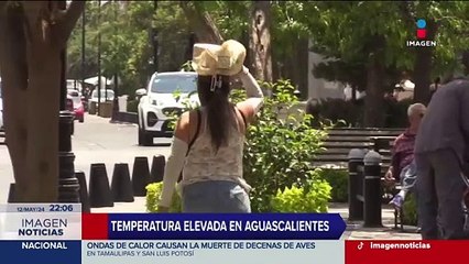 Altas temperaturas también golpean a Aguascalientes