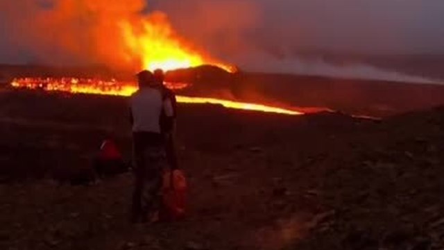 Volcano Erupts in Grindavik, Iceland