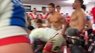 Dragons celebrate victory over Souths | May 11, 2024 | Illawarra Mercury