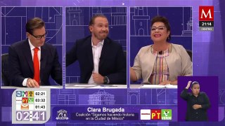 Clara Brugada responsabiliza a Santiago Taboada de la situación inmobiliaria en la Benito Juárez